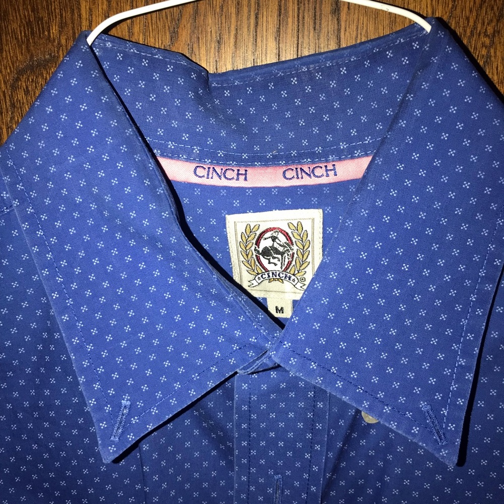 Cinch shirt men’s like new long sleeved